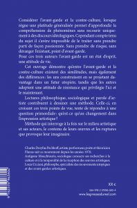 Avant-garde et contre culture