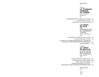 Le corps du film