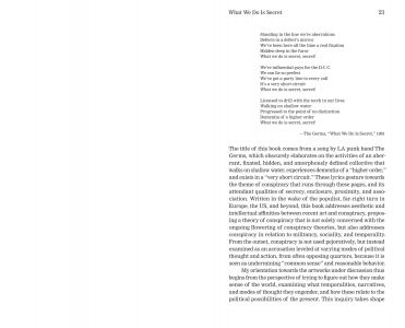 What We Do Is Secret