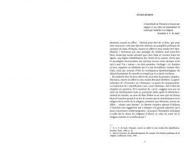 Hommes, encore un effort…