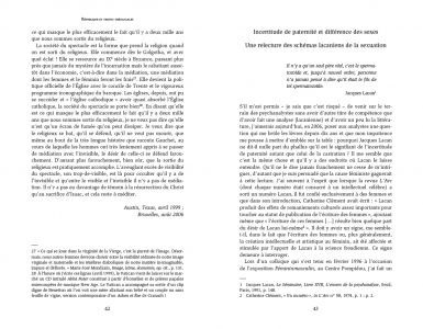 Hommes, encore un effort…