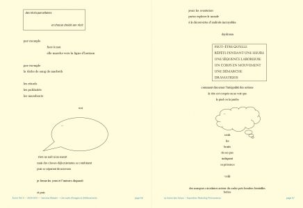 Une suite d'images et d'effacements