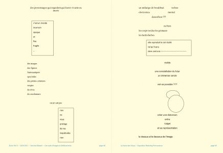 Une suite d'images et d'effacements