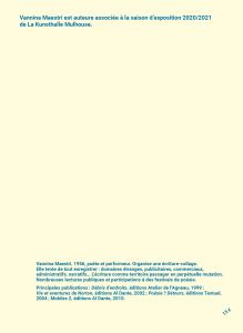 Une suite d\'images et d\'effacements