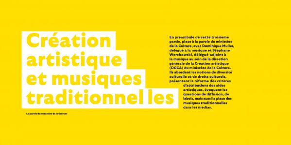 La création dans les musiques traditionnelles en France