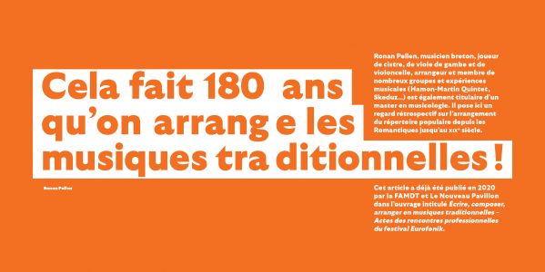 La création dans les musiques traditionnelles en France