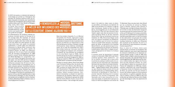 La création dans les musiques traditionnelles en France