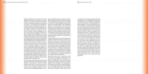 La création dans les musiques traditionnelles en France