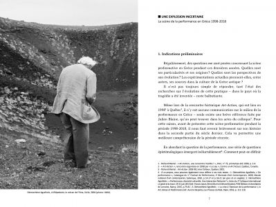 Prolégomènes à une histoire de la performance en Grèce