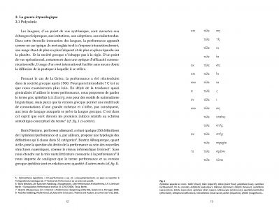 Prolégomènes à une histoire de la performance en Grèce