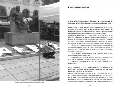 Prolégomènes à une histoire de la performance en Grèce