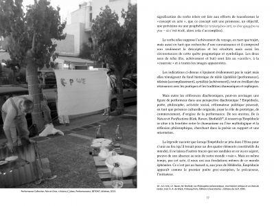 Prolégomènes à une histoire de la performance en Grèce