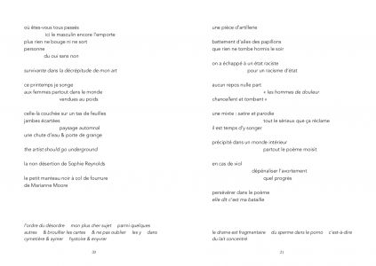 Une femme morte n'écrit pas