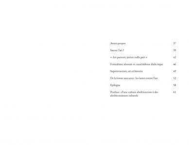 Des abolitionnismes culturels, 2021, 2023