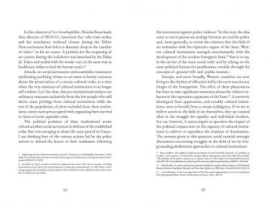 Des abolitionnismes culturels, 2021, 2023