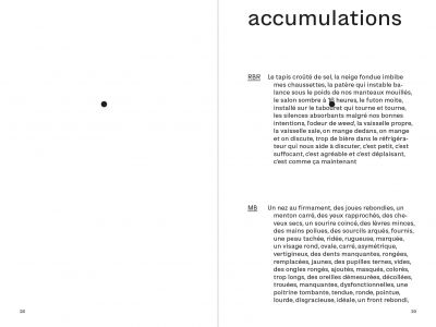 Voilà ce que mes yeux voient