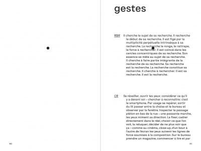 Voilà ce que mes yeux voient