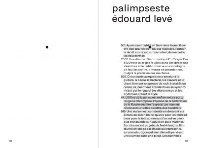 Voilà ce que mes yeux voient