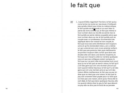 Voilà ce que mes yeux voient