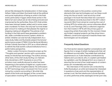 Artists' Survival Kit