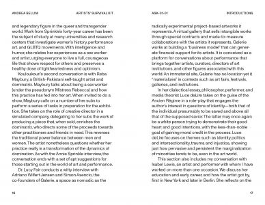 Artists' Survival Kit