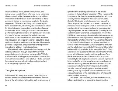 Artists' Survival Kit