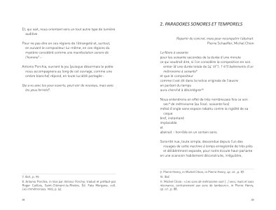 En cheminant avec La Noire à soixante, une composition de musique concrète de Pierre Henry