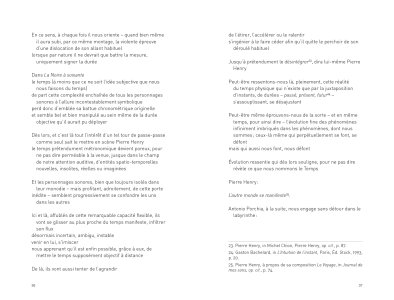 En cheminant avec La Noire à soixante, une composition de musique concrète de Pierre Henry