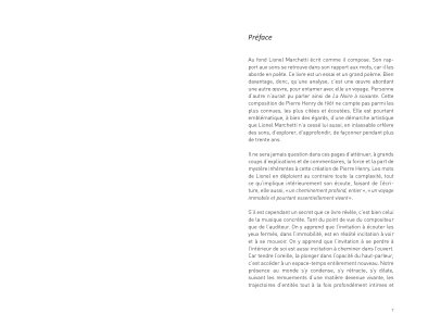 En cheminant avec La Noire à soixante, une composition de musique concrète de Pierre Henry