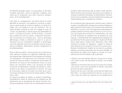 En cheminant avec La Noire à soixante, une composition de musique concrète de Pierre Henry