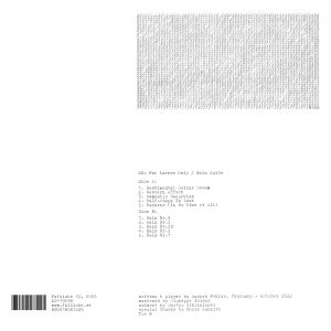 For Lovers Only / Rain Suite (vinyl LP)