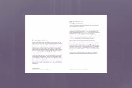 A choreographic lesson for the faint of Heart and poets of the here the now the yet to come