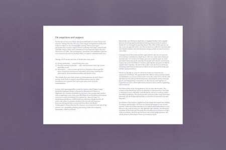 A choreographic lesson for the faint of Heart and poets of the here the now the yet to come