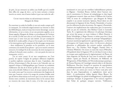 Court traité-poème de métaphysique moniste