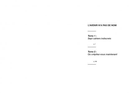 L'avenir n'a pas de nom