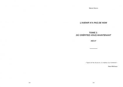 L'avenir n'a pas de nom