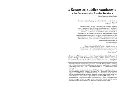 Cahiers Charles Fourier