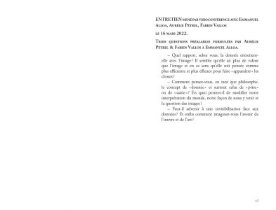 Vues & données (entretiens)