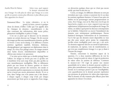 Vues & données (entretiens)