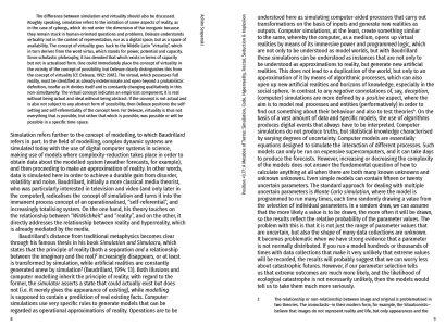 In the Delirium of the Simulation