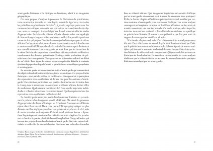 Palimpsestes africains