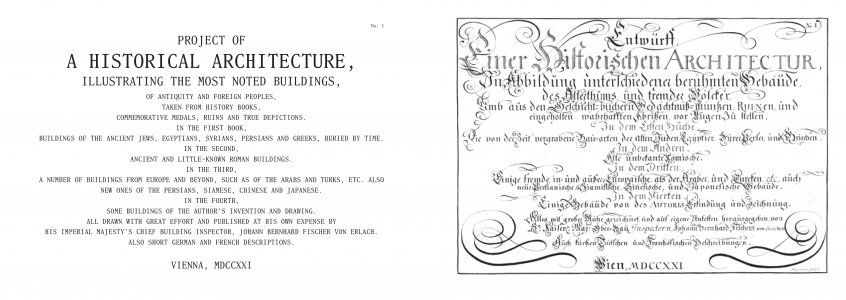 Project of a Historical Architecture