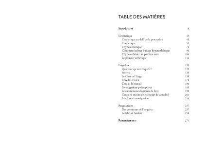 L'art de la contre-enquête