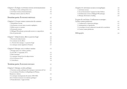 Pour une écologie de la musique et du son