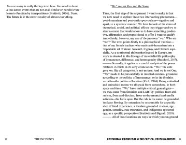 Posthuman Knowledge and the Critical Posthumanities