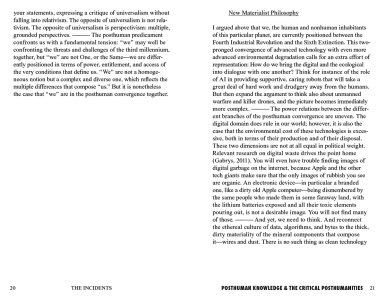 Posthuman Knowledge and the Critical Posthumanities