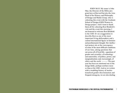 Posthuman Knowledge and the Critical Posthumanities