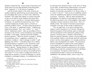 The Contemporary Condition