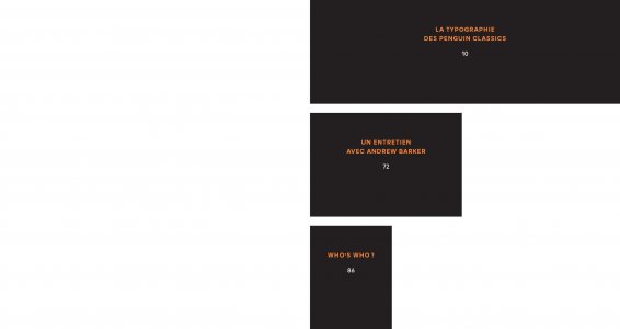 La typographie des Penguin Classics