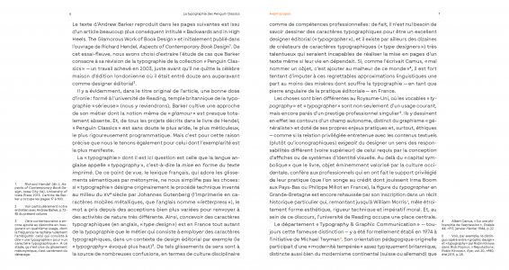 La typographie des Penguin Classics